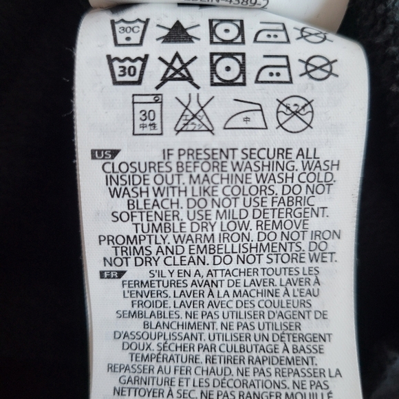 5.11 Tactical Black Quarter Zip Pullover Sweatshirt - Picture 11 of 15